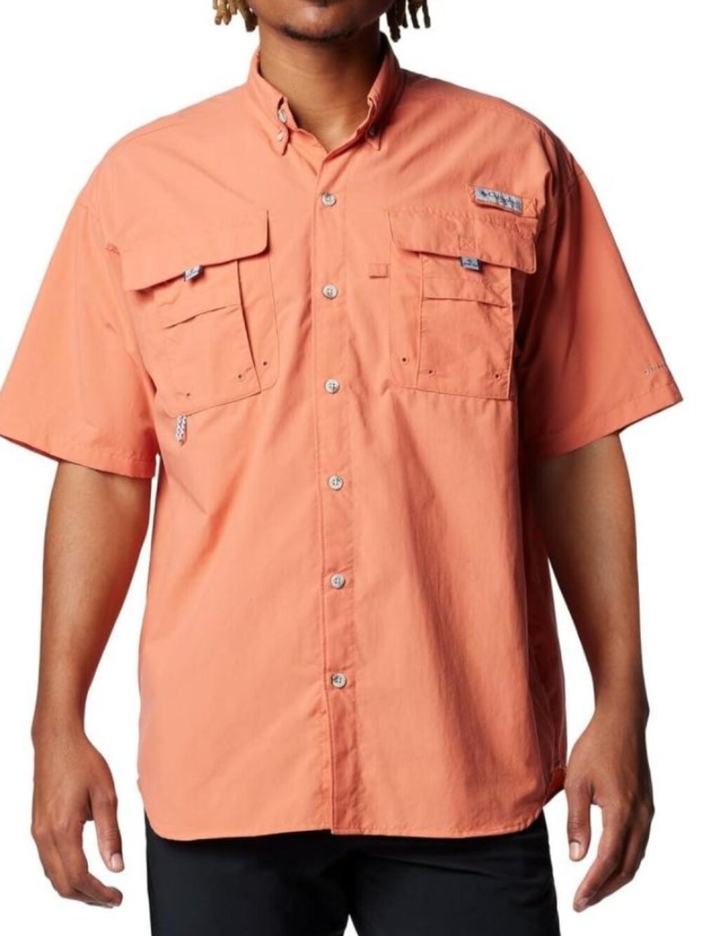 MEN'S BUNDLE OF 6 SIX COLUMBIA PFG OMNI SHADE SHORT SLEEVE FISHING SPORT SHIRTS